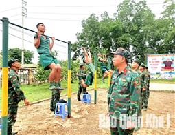 Lữ đoàn Pháo binh 382 đạt giỏi trong kiểm tra huấn luyện thể lực năm 2025